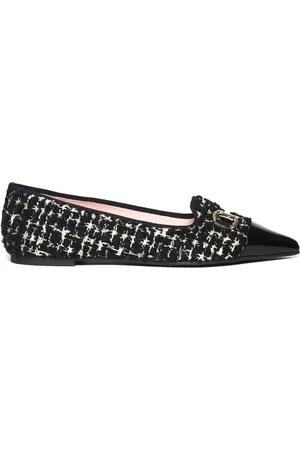 Pretty Ballerinas Femme, Chaussures, Noir, Taille: 38 EU Ballerines en Cuir et Bouclé