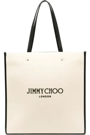 Jimmy Choo Femme, Sacs, Blanc, Taille: ONE Size Sac cabas en cuir blanc