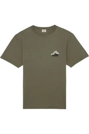 Autry Homme, Tops, Vert, Taille: S T-shirt Graphique Floral Coupe Regular