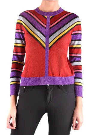 Serafini Femme, Pulls, Multicolore, Taille: 40 FR Maille Tricot Col Rond