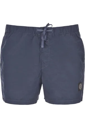Stone Island Homme, Maillots de bain, Bleu, Taille: S Short de Bain Logo Boussole