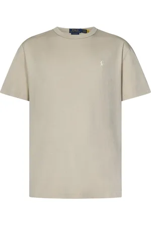 Ralph Lauren Homme, Tops, Gris, Taille: XL T-Shirt Brodée Pony
