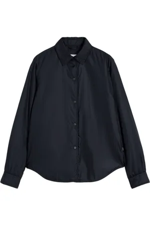 Aspesi Femme, Blouses et Chemises, Noir, Taille: 38 FR Overshirt Rembourré avec Rembourrage Thermore