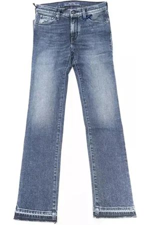 Jacob Cohen Femme, Jeans, Bleu, Taille: W27 Jean Chic Coupe Slim à Franges