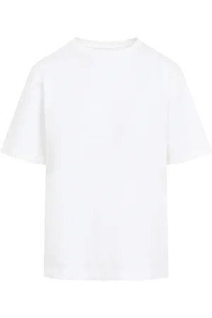 Khaite Femme, Tops, Blanc, Taille: 40 FR Mae T-shirt à Manches Courtes