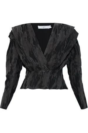 IRO Femme, Blouses et Chemises, Noir, Taille: 36 FR Chemisier Tabia