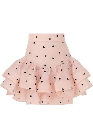 ZIMMERMANN Femme, Jupes, Rose, Taille: 38 FR Crush Flip Mini Skirt