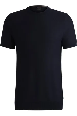 HUGO BOSS Homme, Pulls, Bleu, Taille: S Pull Élégant Vesta à Col Rond