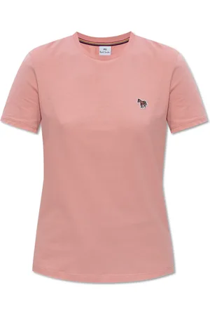 Paul Smith Femme, Tops, Rose, Taille: 38 FR Logo T-Shirt