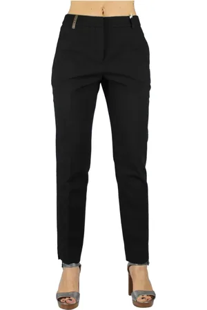 PESERICO SIGN Femme, Pantalons, Noir, Taille: 44 FR Pantalon Slim-fit