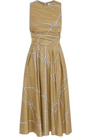 Elisabetta Franchi Femme, Robes, Brun, Taille: 38 FR Leggings en mélange coton et élasthanne