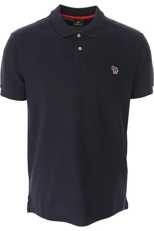 Paul Smith Homme, Tops, Bleu, Taille: S Polo avec Logo Zèbre Zebra