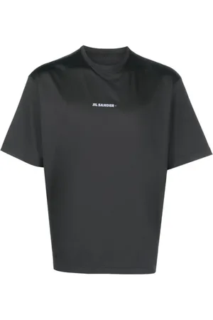 Jil Sander Homme, Tops, Noir, Taille: M Logo Active T-Shirt