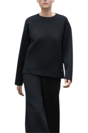 ECOALF Femme, Sweatshirts et sweats à capuche, Noir, Taille: 36 FR Sweat Valdiviaalf Design Élégant