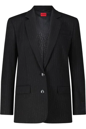 HUGO BOSS Femme, Vestes, Noir, Taille: 42 FR Blazer scintillant aux détails élégants