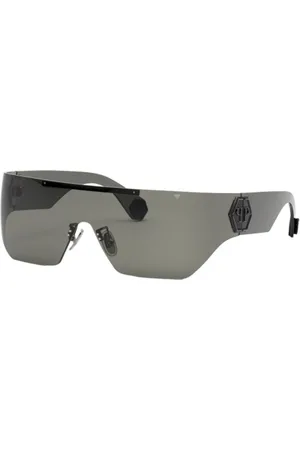 Philipp Plein Femme, Accessoires, Gris, Taille: ONE Size Lunettes de soleil