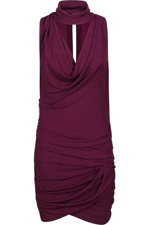 IRO Femme, Robes, Violet, Taille: 38 FR Mikano Robe Mini Sans Manches