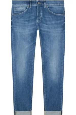 Dondup Homme, Jeans, Bleu, Taille: W33 Jean Slim en Denim Bleu
