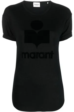 Isabel Marant Femme, Tops, Noir, Taille: 38 FR T-shirt Koldi Logo