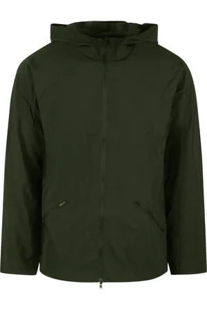 Y-3 Homme, Vestes, Vert, Taille: M Veste de course en nylon avec capuche