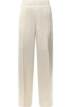 Jil Sander Femme, Pantalons, , Taille: 38 FR Pantalon Droit à Taille Élastique