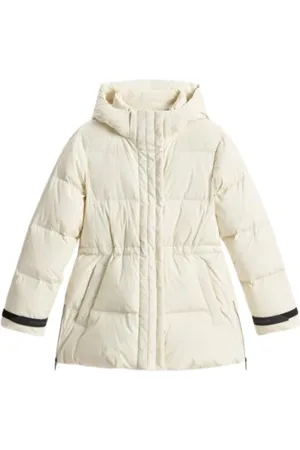 Woolrich Femme, Vestes, Blanc, Taille: 40 FR Doudoune Medium