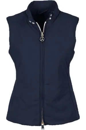 PEOPLE OF SHIBUYA Femme, Vestes, Bleu, Taille: 36 FR Veste zippée bleue en nylon avec poches