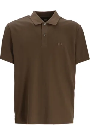 C.P. Company Homme, Tops, Vert, Taille: M Polo Vert Manches Courtes