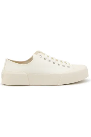 Jil Sander Homme, Chaussures, Blanc, Taille: 43 EU Baskets Élégantes