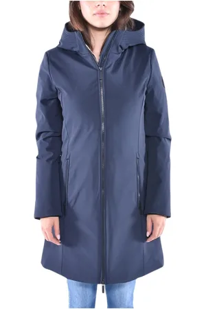 Woolrich Femme, Vestes, Bleu, Taille: 38 FR Parka Doublure Duveteuse Haute Performance Softs