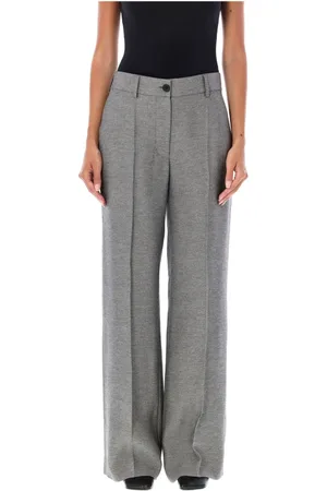 J.W.Anderson Femme, Pantalons, Gris, Taille: 38 FR Pantalon ample formel