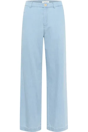 Part Two Femme, Jeans, Bleu, Taille: W32 Jean Évasé en Denim