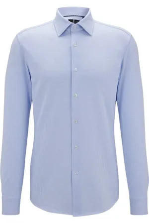 HUGO BOSS Homme, Chemises, Bleu, Taille: L Chemise Hiver 2022