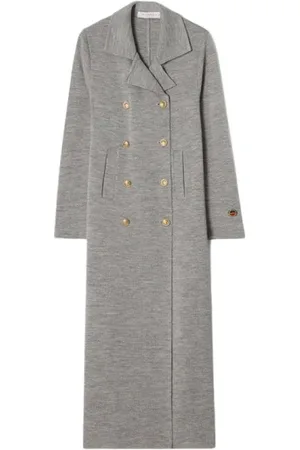 BUSNEL Femme, Manteaux, Gris, Taille: 36 FR Roma Coat Light Grey