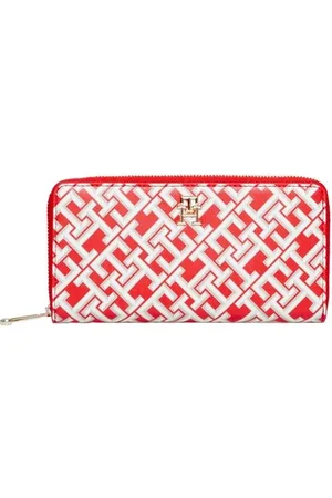 Tommy Hilfiger Femme, Accessoires, Rouge, Taille: ONE Size Portefeuille pour femme