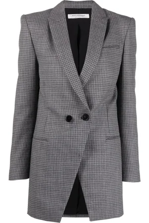 Serafini Femme, Vestes, Gris, Taille: 38 FR Giacca Blazer
