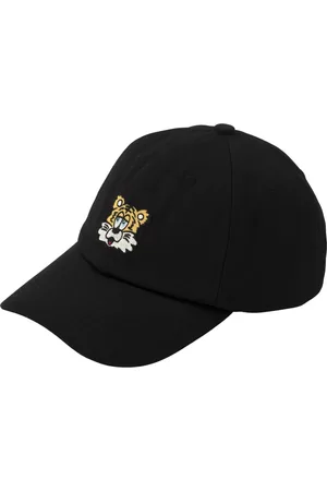 Kenzo Homme, Accessoires, Noir, Taille: ONE Size Casquette Logo Brodé