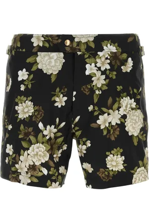 Tom Ford Homme, Maillots de bain, Multicolore, Taille: L Short de Bain Imprimé Élégant