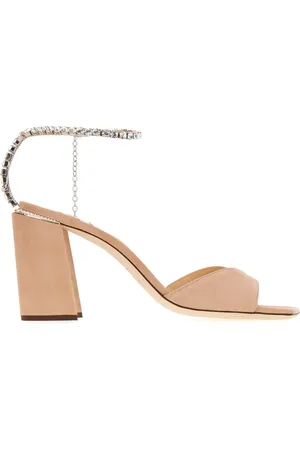 Jimmy Choo Femme, Chaussures, Rose, Taille: 37 EU Sandales à Talons Hauts