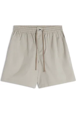 Maison Kitsuné Homme, Shorts, , Taille: M Shorts Bermuda en Coton avec Fermeture à Pression