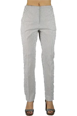 PESERICO SIGN Femme, Pantalons, Blanc, Taille: 36 FR Pantalon Coupe Slim
