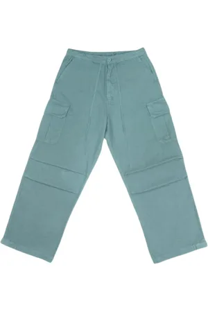 Garment Workshop Homme, Pantalons, Bleu, Taille: L Ripstop Parachute Cargo Pantalon