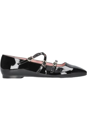 Pretty Ballerinas Femme, Chaussures, Noir, Taille: 38 EU Ballerines en Cuir Verni Noir