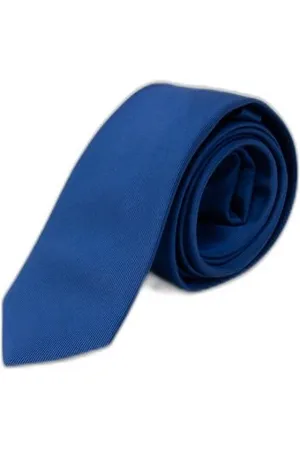 Antony Morato Homme, Accessoires, Bleu, Taille: ONE Size Cravate Classique en Soie Bleue