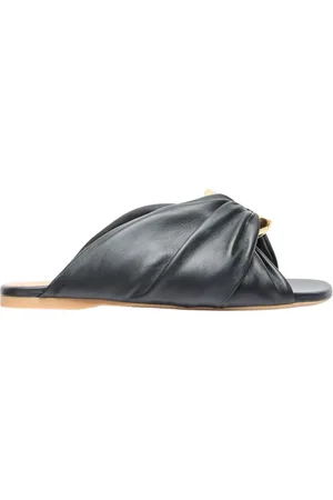 J.W.Anderson Femme, Chaussures, Noir, Taille: 37 EU Corner Leather Flats