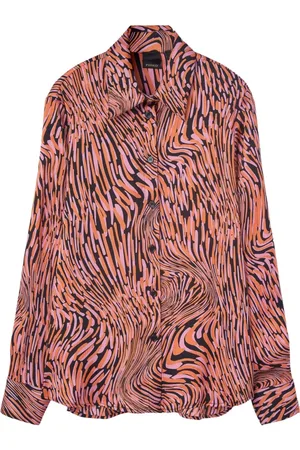Pinko Femme, Blouses et Chemises, Multicolore, Taille: 36 FR Blouse Imprimée
