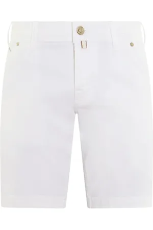 Jacob Cohen Homme, Shorts, Blanc, Taille: W30 Bermuda Slim Fit