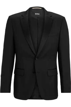 HUGO BOSS Homme, Vestes, Noir, Taille: L Veste de smoking
