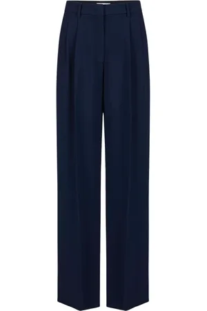 Iceberg Femme, Pantalons, Bleu, Taille: 42 FR Pantalon Bleu Large