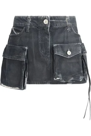 The Attico Femme, Jupes, Noir, Taille: 36 FR Mini Jupe Cargo